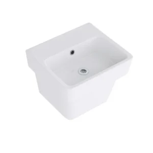 Hindware Integrated Basin Tessa 91052-Ivory